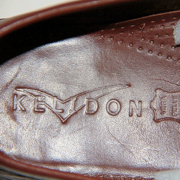 Brown leather Men's shoes , Made in Italy - Picture 4 of 6